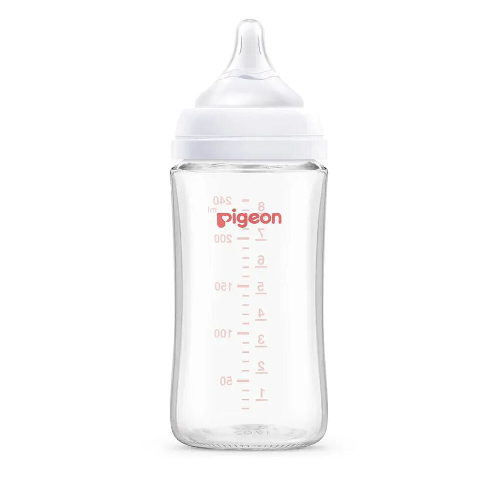 Pigeon 240ml Softouch Glass Nursing Bottle Baby/Toddler Feeding Container 3m+ — image 3