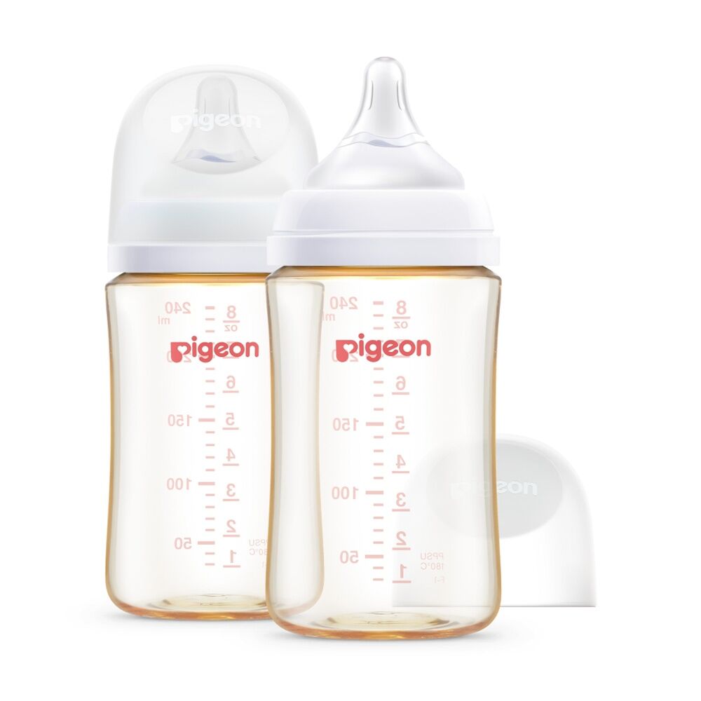 Pigeon Softouch BPP Baby Bottle PPSU Anti-Colic 240ml 3m+ (2 Pieces) — image 3