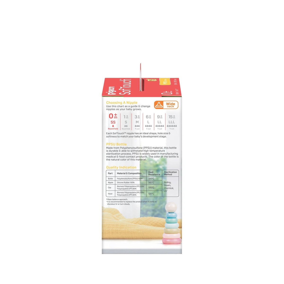 Pigeon Softouch BPP Nursing Baby Bottle PPSU Ocean Dive 160ml 0m+ (2 Pack) — image 5