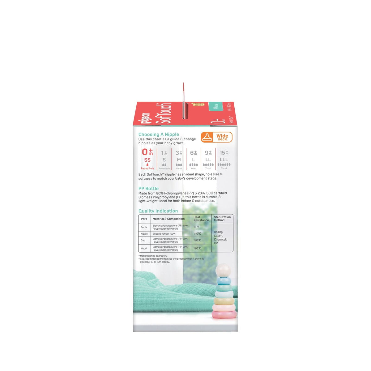 Pigeon Softouch BPP Baby Bottle PP Anti-Colic 160ml 0m+ (2 Pack) — image 8