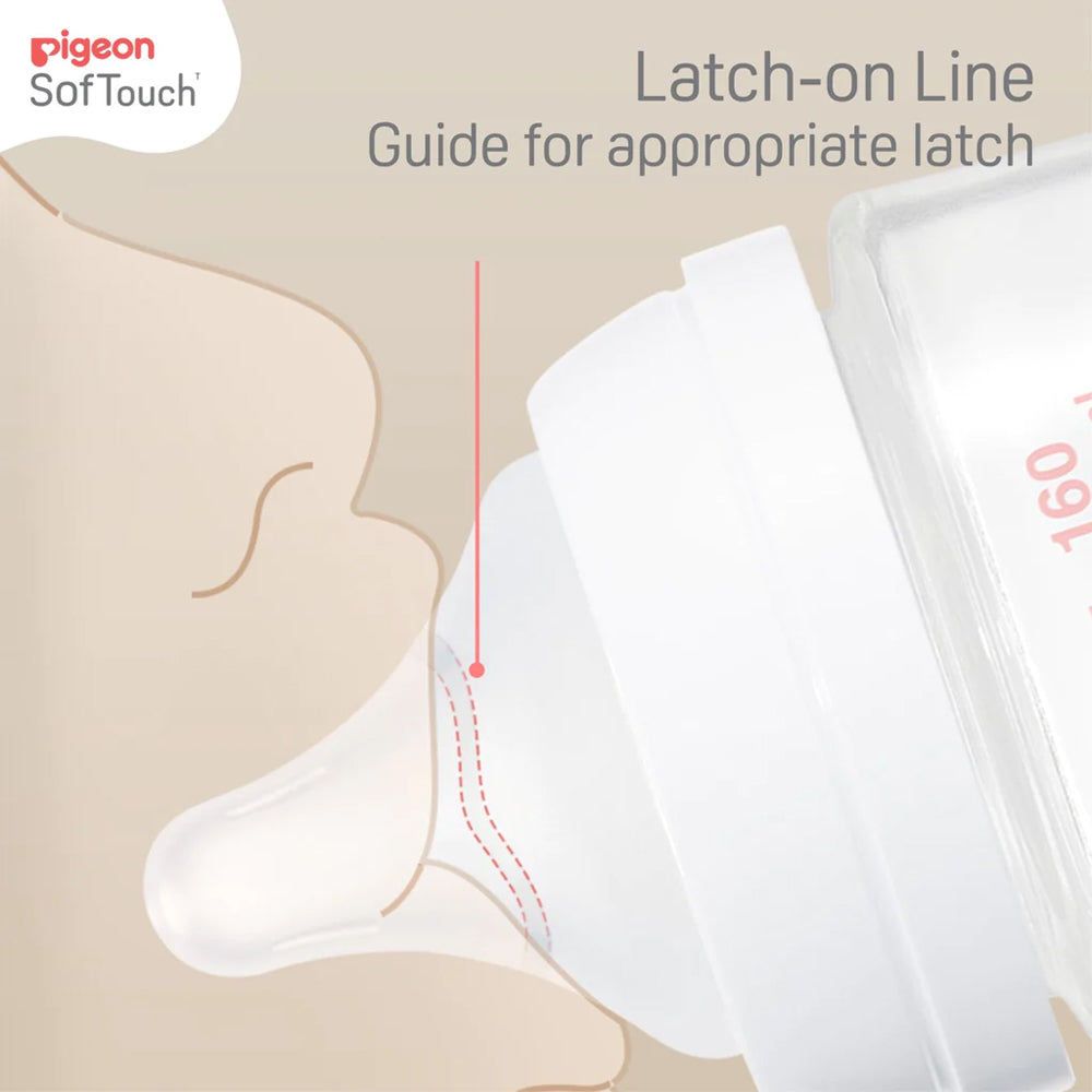 Pigeon Softouch lll Drinking/Feeding Bottle PPSU Anti-Colic 240ml Baby 3m+ (2 Pieces) — image 2