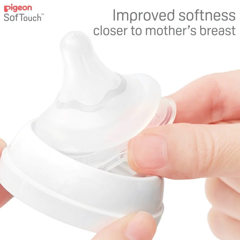 Pigeon Softouch lll Drinking/Feeding Bottle PPSU Anti-Colic 240ml Baby 3m+ (2 Pieces) — image 3