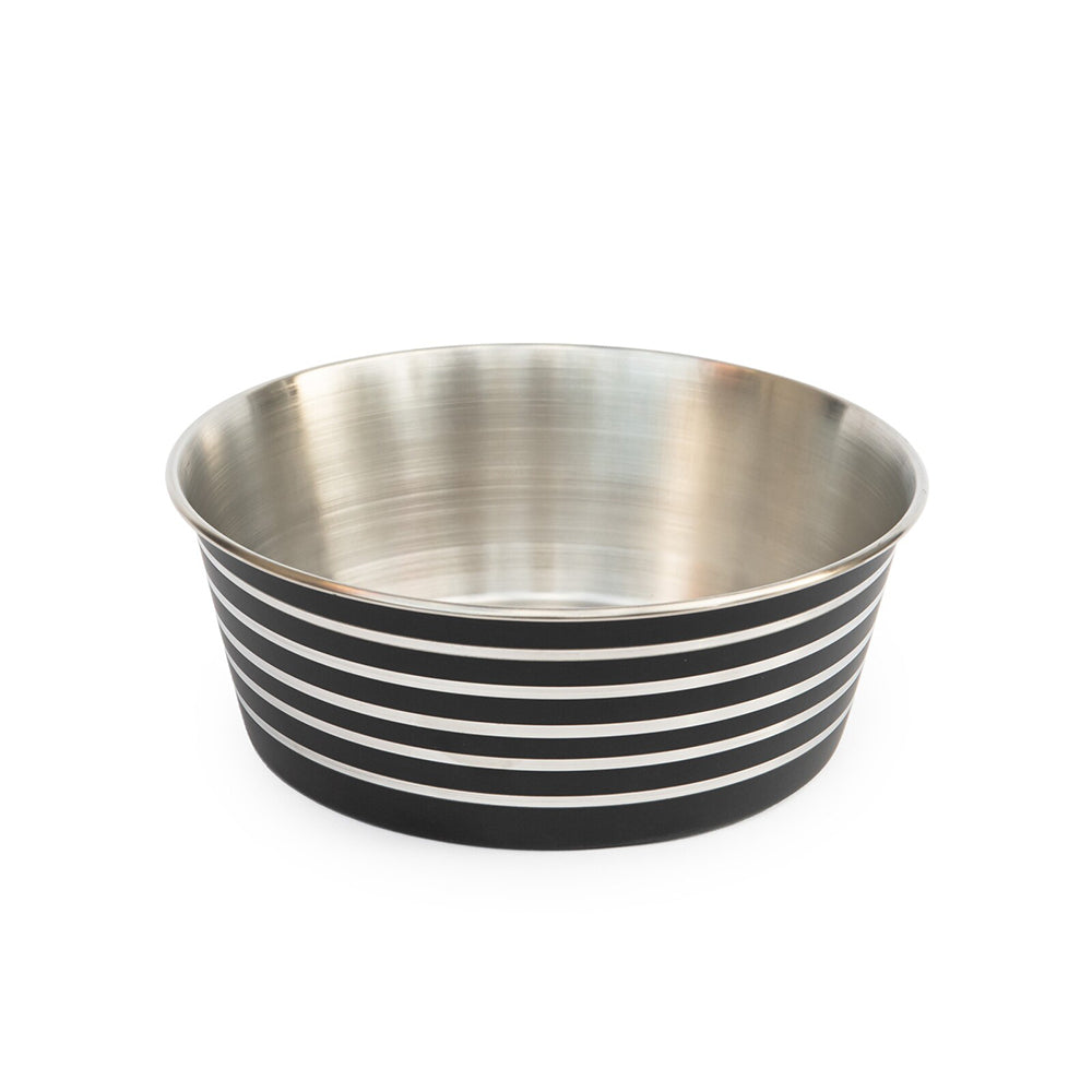Superior Pet Goods Superior Pet Essentials Heavy Base Pet/Dog/Cat Food Eating Bowl Matte Black 21cm