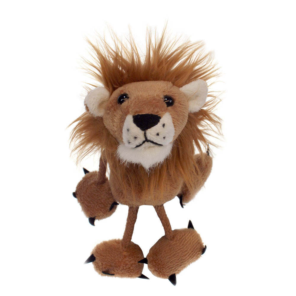 The Puppet Company Lion Finger Puppets 13cm Play Toy Brown Kids/Children 12m+ (2 Pack)