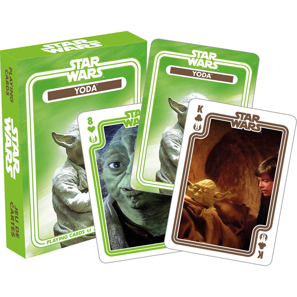 Aquarius Star Wars Yoda Playing Cards Family Game Play Poker Deck 14y+ (54 Pieces)