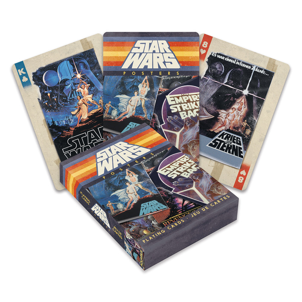 Aquarius Star Wars Movie Posters Playing Cards Family Game Poker Deck 6y+ (108 Pieces)