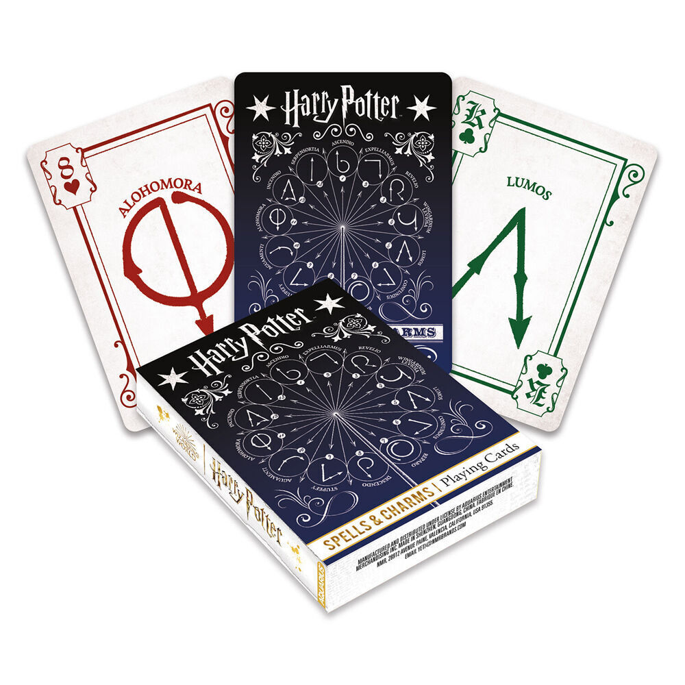 Aquarius Harry Potter Spells & Charms Magic-Themed Playing Cards Card Deck (4 Pack) — image 3