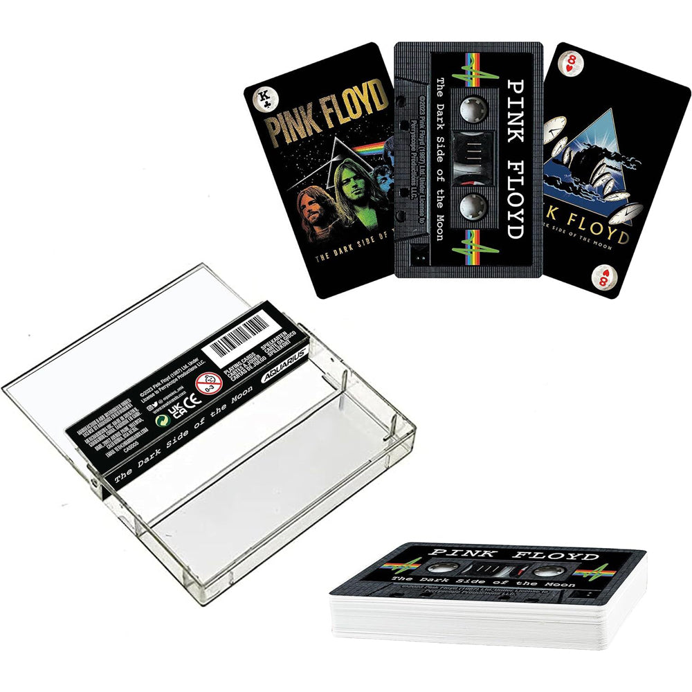 Aquarius Pink Floyd Dark Side Of The Moon Cassette Playing Cards Deck 4y+ (54 Pieces)