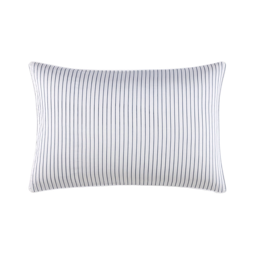 Lacoste 50x75cm White 100% Cotton Sateen L Shadow Soft Bedding Pillowcase — image 2