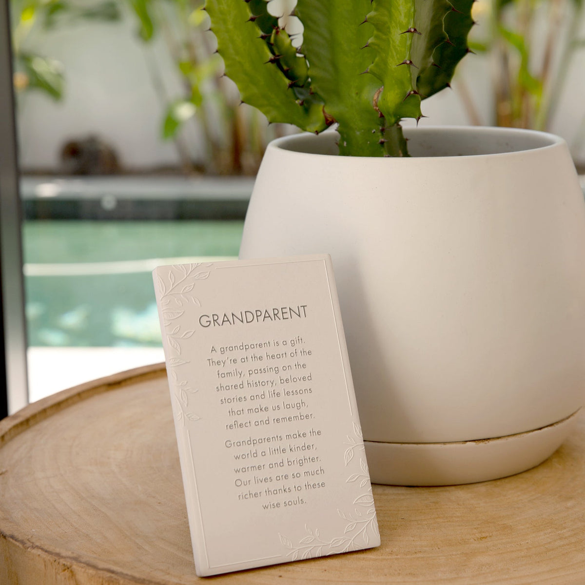 Splosh Precious Quote 16cm White Hanging/Standing Grandparent Ceramic Decor — image 3
