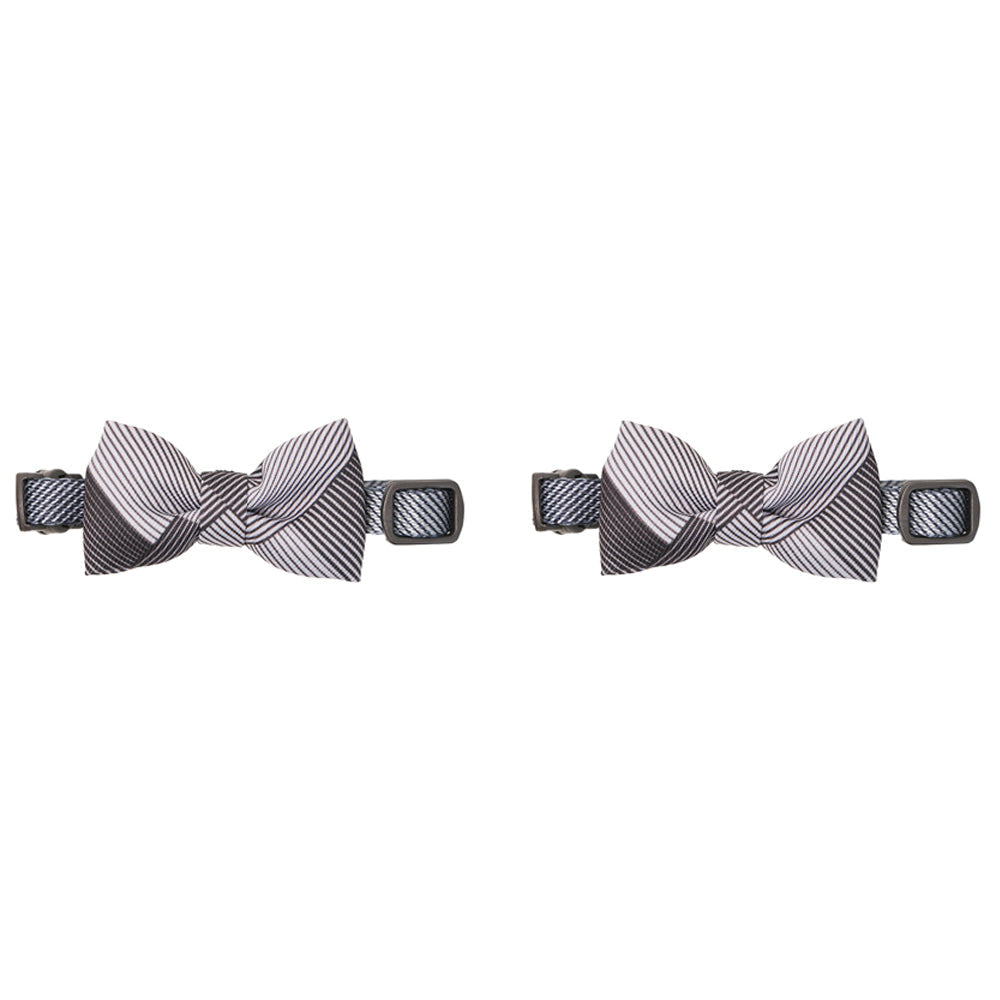 Pidan Adjustable 12cm Bow Tie Neck Collar Pet Cat/Kitten Necktie Accessory A1 (2 Pack)