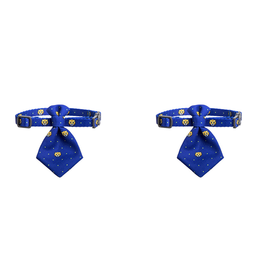 Pidan Adjustable 18-30cm Pet Cat/Kitten Necktie/Collar Accessory Blue Tigers (2 Pack)