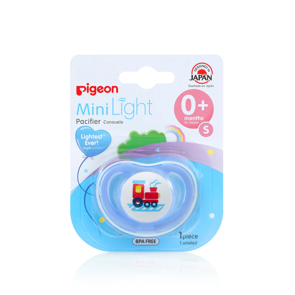 Pigeon Minilight Silicone Pacifier/Dummy Small Baby/Newborn 0m+ Assorted (2 Pack) — image 2