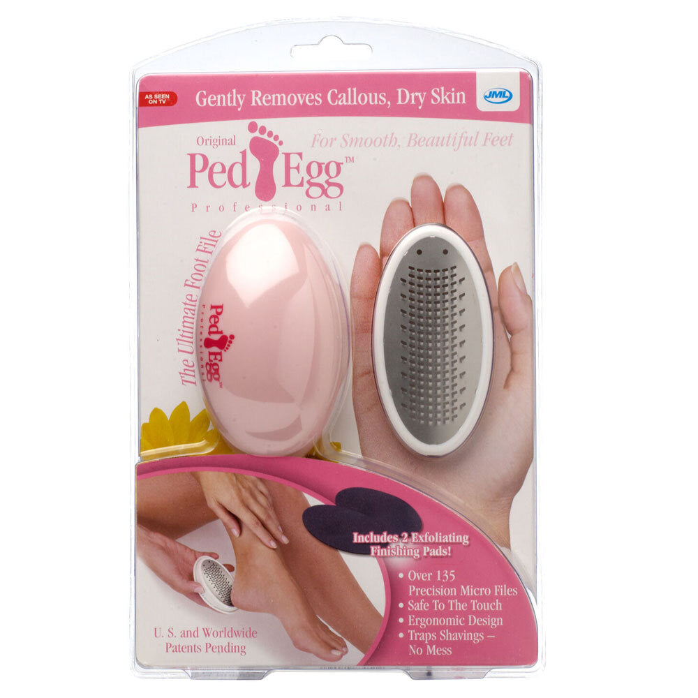 Unbranded Original Ped Foot File Pedicure Hard Dead Skin Callus Remover Feet Care Egg Pink