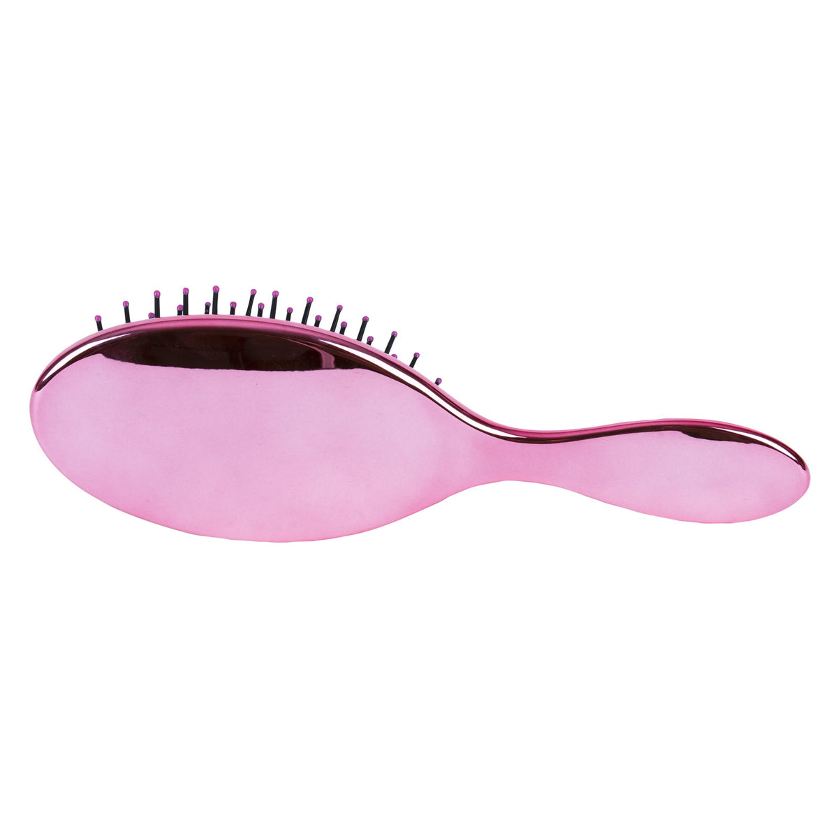 Living Today TPR bristles Anti-Static Oval Paddle Brush Hair Grooming Comb Pink — image 2