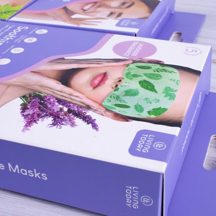 Living Today Soothing Self Heating Lavender Scented Moisturising Eye Mask (25 Pieces) — image 3