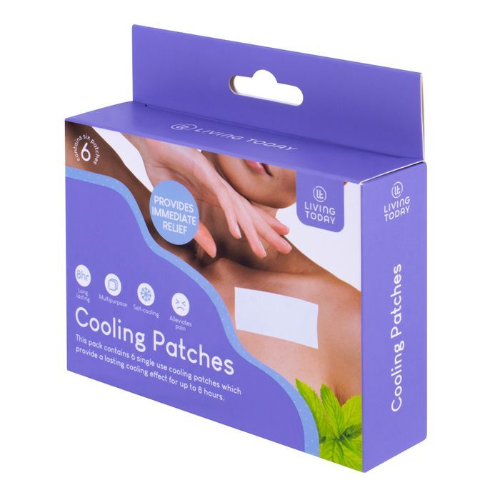 Living Today Multipurpose Cooling Personal Body Adhesive Patches 12x5cm (6 Pieces) — image 2