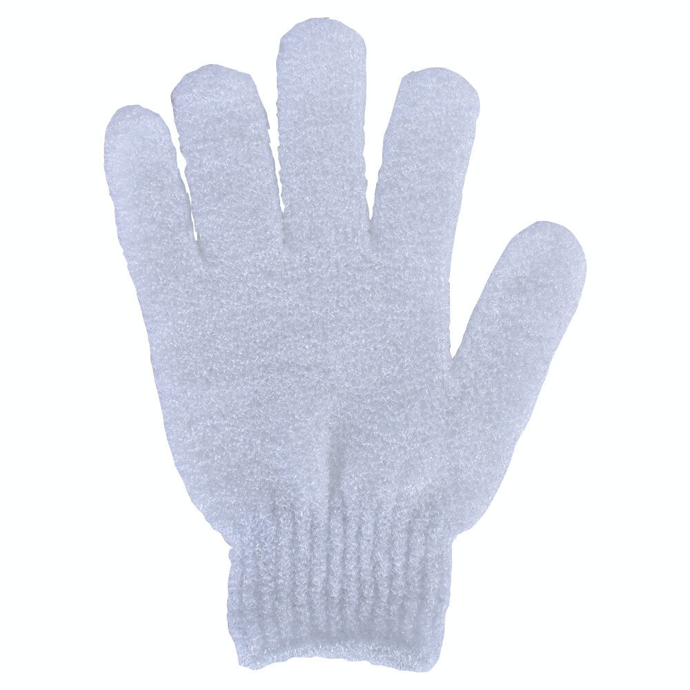 Living Today Exfoliating Shower Body Cleaning Hand Scrub Gloves Assorted (6 Pack) — image 5