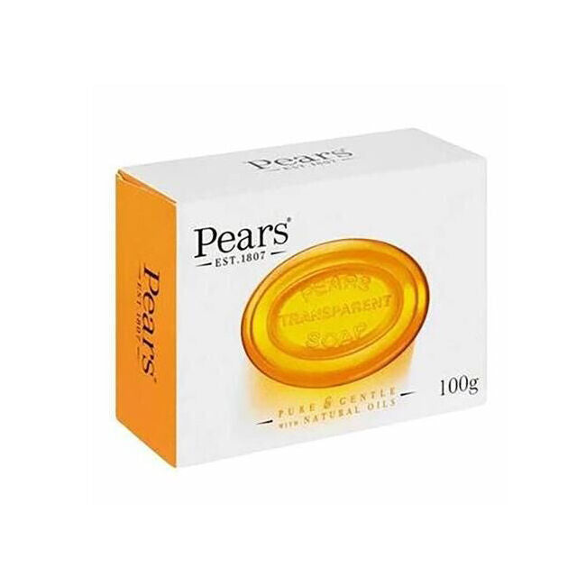 Pears Pure & Gentle Transparent Soap Bar 100g w/ Natural Oils Body Care (24 Pack) — image 3