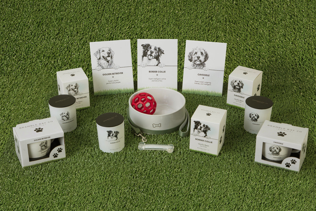 Bramble Bay Labrador Retriever Soy Candle Warm Vanilla Scented 300g (2 Pack) — image 3