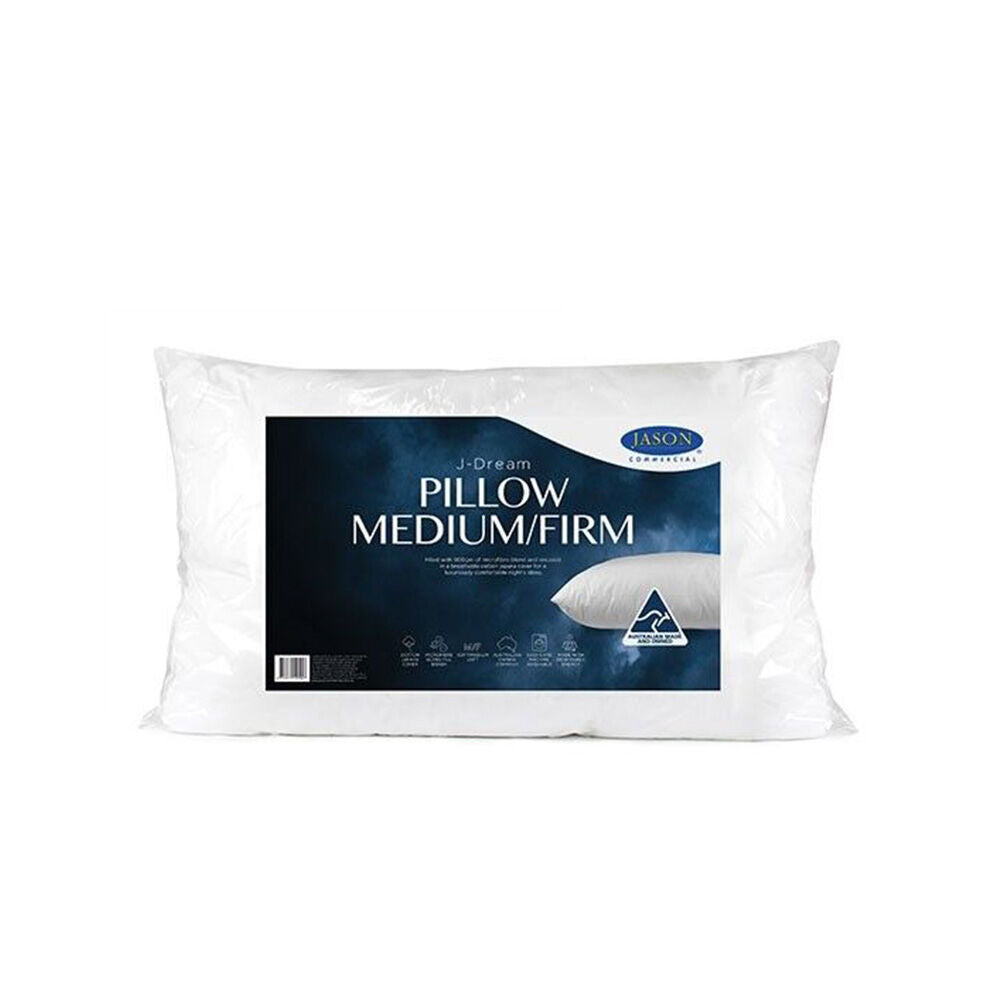 Jason Commercial J-Dream Microblend Medium Firm Pillow Standard 48x73cm (2 Pack) — image 2