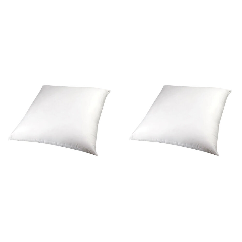 Jason Commercial Cotton Hygiene Plus Treated Pillow Euro 65x65cm 1000GSM (2 Pack)