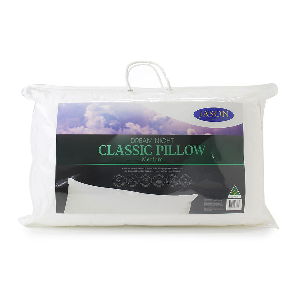 Jason Dream Night Firm Pillow Head Neck Support/Resting (4 Pack) — image 2