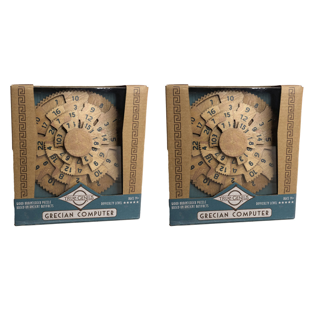 Project Genius Problem Solving Adult Interactive Puzzle Grecian Computer 14+ (2 Pack)