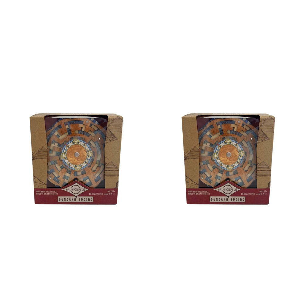 Project Genius 17cm Dendera Zodiac Kids Interactive Puzzle Solving Toy 14y+ (2 Pack)