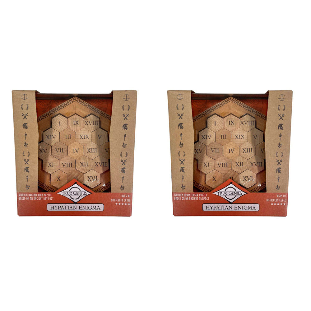 Project Genius Hypatian Enigma Interactive Problem Solving Adult Puzzle 8+ (2 Pack)