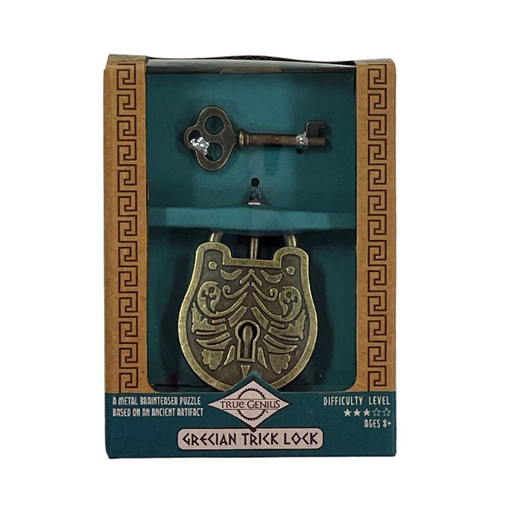 Project Genius Greek Trick Lock Interactive Problem Solving Adult Puzzle 8+