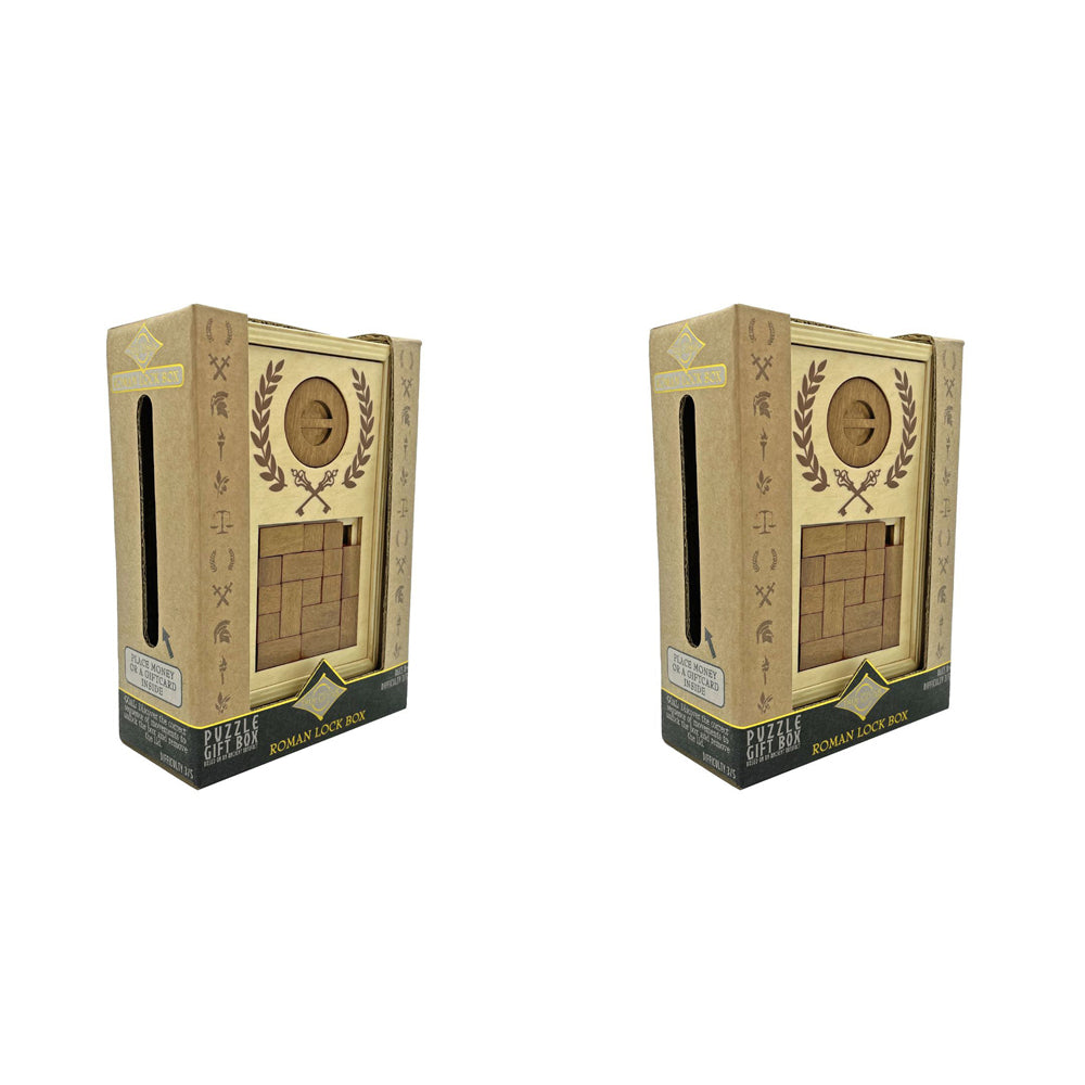 Project Genius Roman Lock Box Interactive Problem Solving Puzzle Set 8y+ (2 Pack)