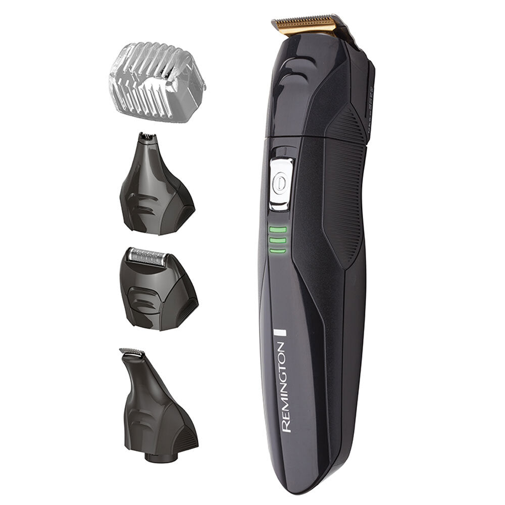 Remington Titanium 5in1 Multi-Grooming Cordless Electric Clipper Trimmer