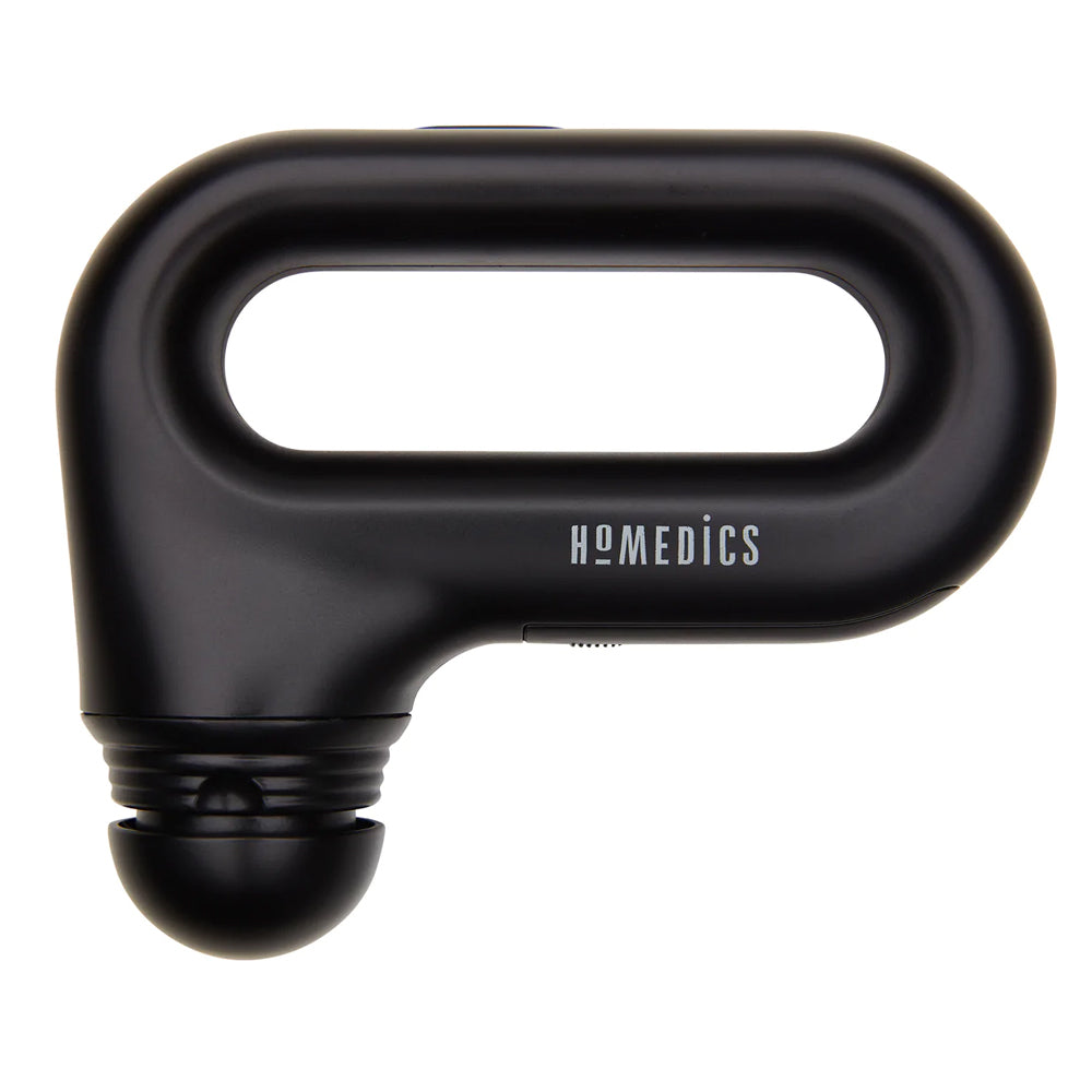 Homedics Handheld Mini Portable Vibration Body Massager 13cm Black w/Attachments — image 2