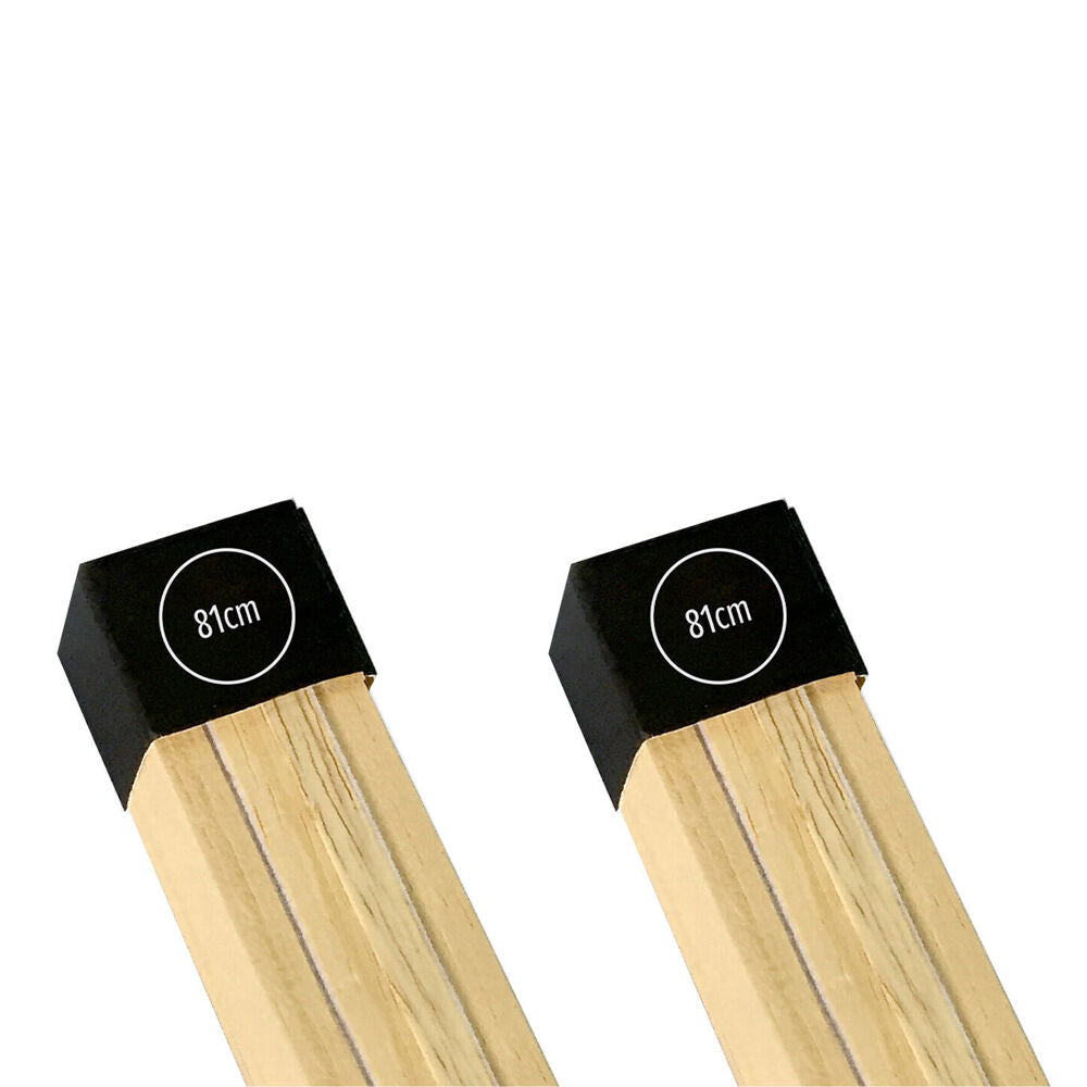 Impact Merch Wooden Magnetic Artwork Hangers 25x81cm Print Holder Natural (2 Pack)