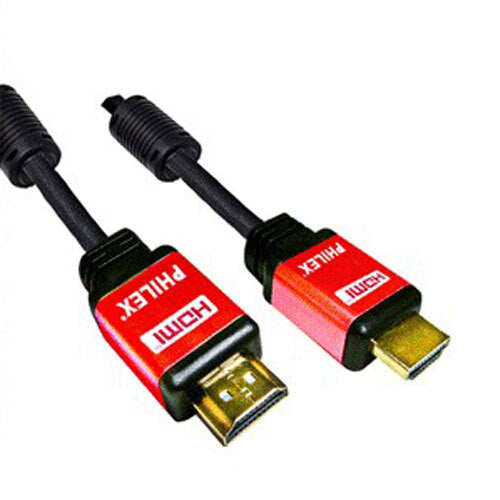Sansai Philex 1.8m Premium Full HD 1080p HDMI Cable Connector/Cord w/ Ethernet Black