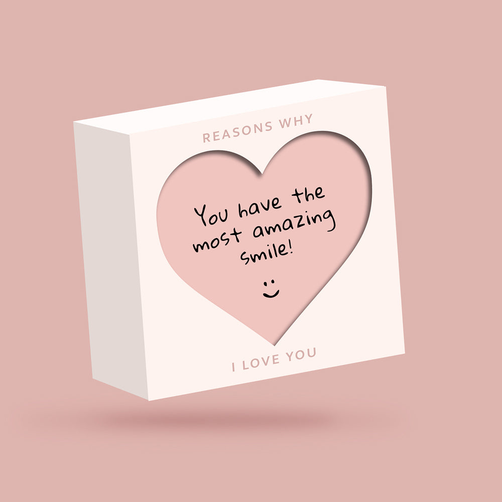 Pikkii Reasons I Love You Slide Box Personalised/Customised Note Decor 10.5cm — image 4