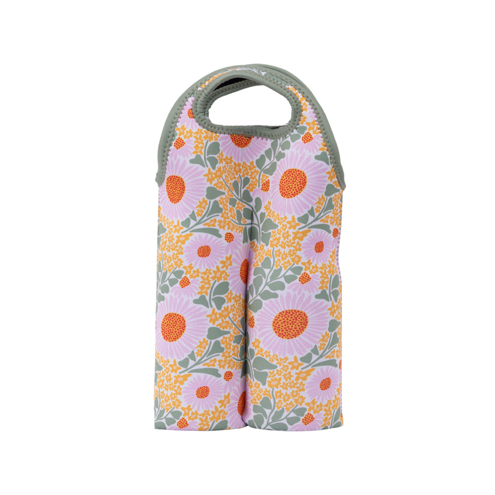 Splosh Picnic 23x37cm Spring Floral Wine Cooler Outdoor Insulated Bag/Carrier (3 Pack) — image 2