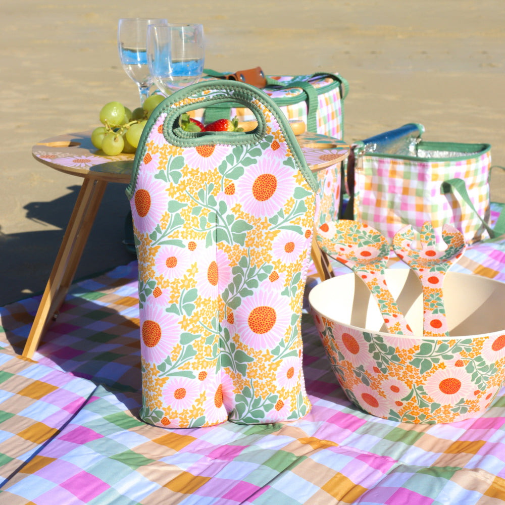 Splosh Picnic 23x37cm Spring Floral Wine Cooler Outdoor Insulated Bag/Carrier — image 5
