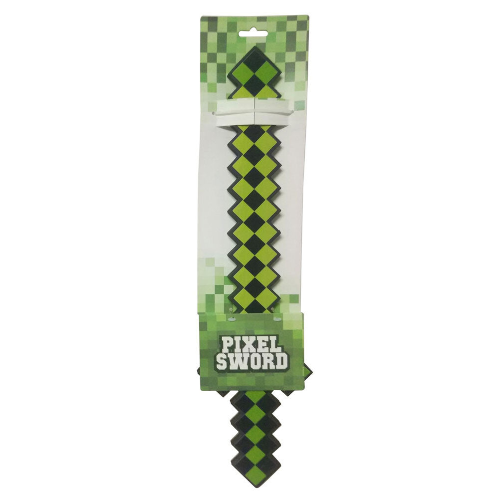 Pixel Art Sword 45cm Kids Game Battle Foam Weapon Playing Toy Assorted (2 Pack) — image 3