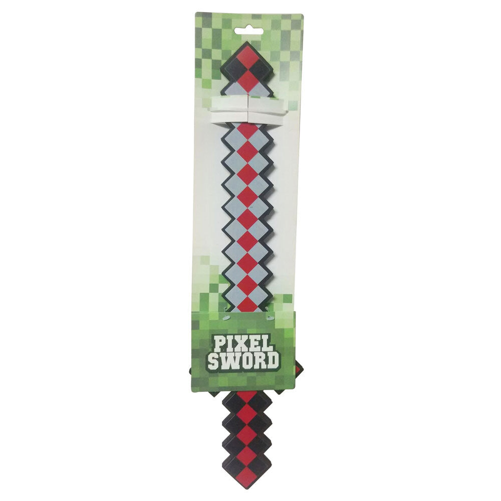 Pixel Art Sword 45cm Kids Game Battle Foam Weapon Playing Toy Assorted (2 Pack) — image 2