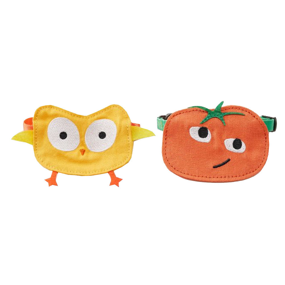 Petkit Pet Saliva Towel Collar - Chicken & Red Persimmon Set (2 Pack)