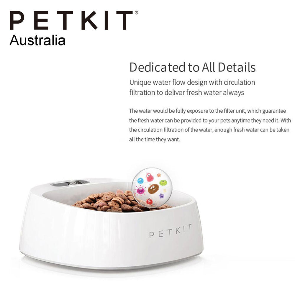 Petkit Fresh 18cm Smart Digital Scale Feeding Dish Bowl Pet Dog Cat Feeder White — image 2