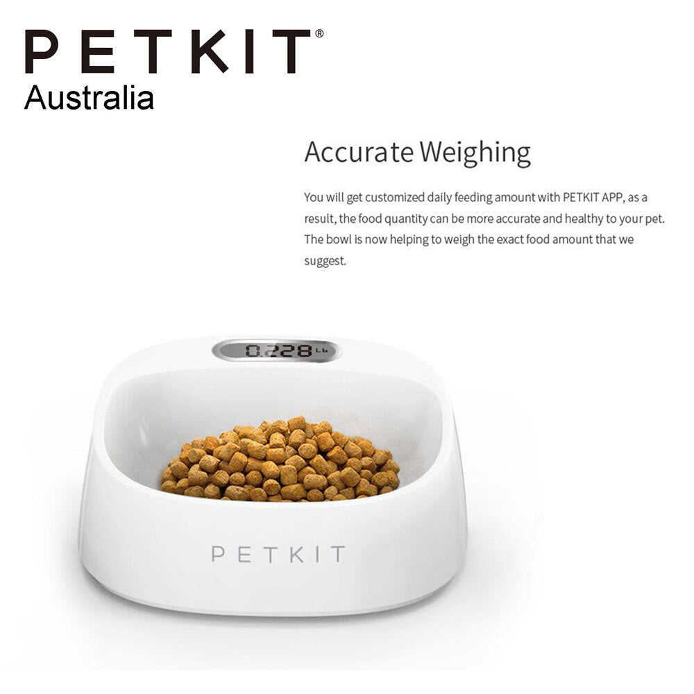 Petkit Fresh 18cm Smart Digital Scale Feeding Dish Bowl Pet Dog Cat Feeder White — image 4