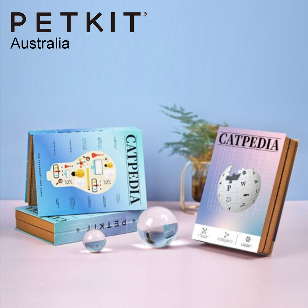 Petkit 30cm Catpedia Corrugated Paper Book Pets Cat Toy Scratcher w/Catnip Blue — image 5