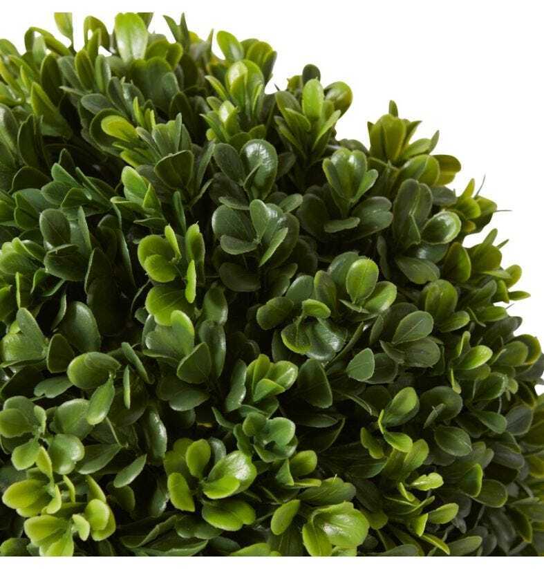 E Style Artificial Plastic Topiary Boxwood Ball Outdoor Plant Green — 24cm