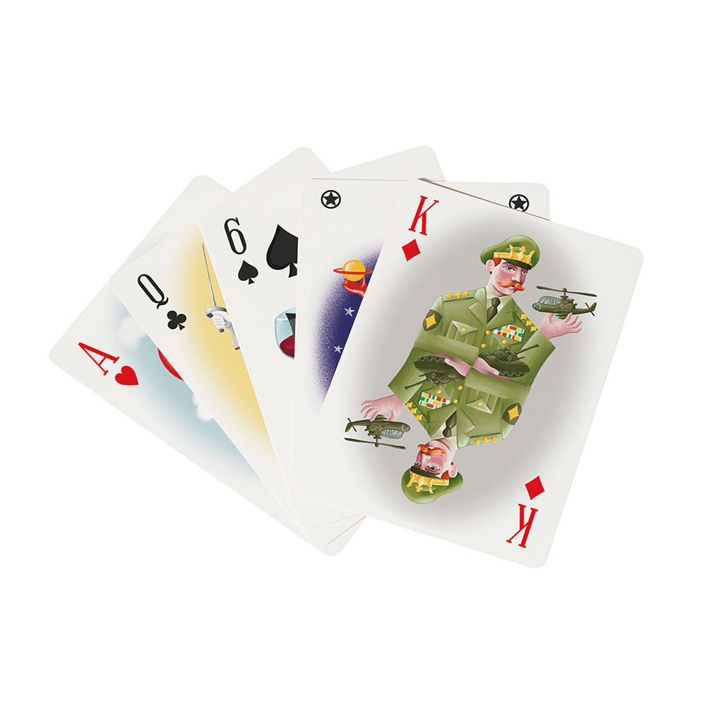 Legami Playing Cards 2-Deck Play Set w/ Tin Case Waterproof Family Poker Game — image 2