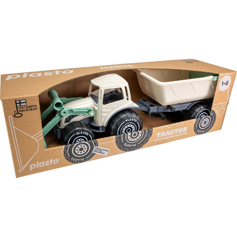 Plasto Soft Neutrals 56.5cm 12m+ Tractor Outdoor Sandpit Kids/Children Toy — image 2