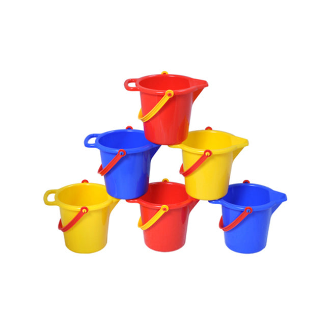 Plasto 16cm Bucket w/ Spout Sand Beach Water Play Toy Outdoor Kids 2y+ Assorted — image 2