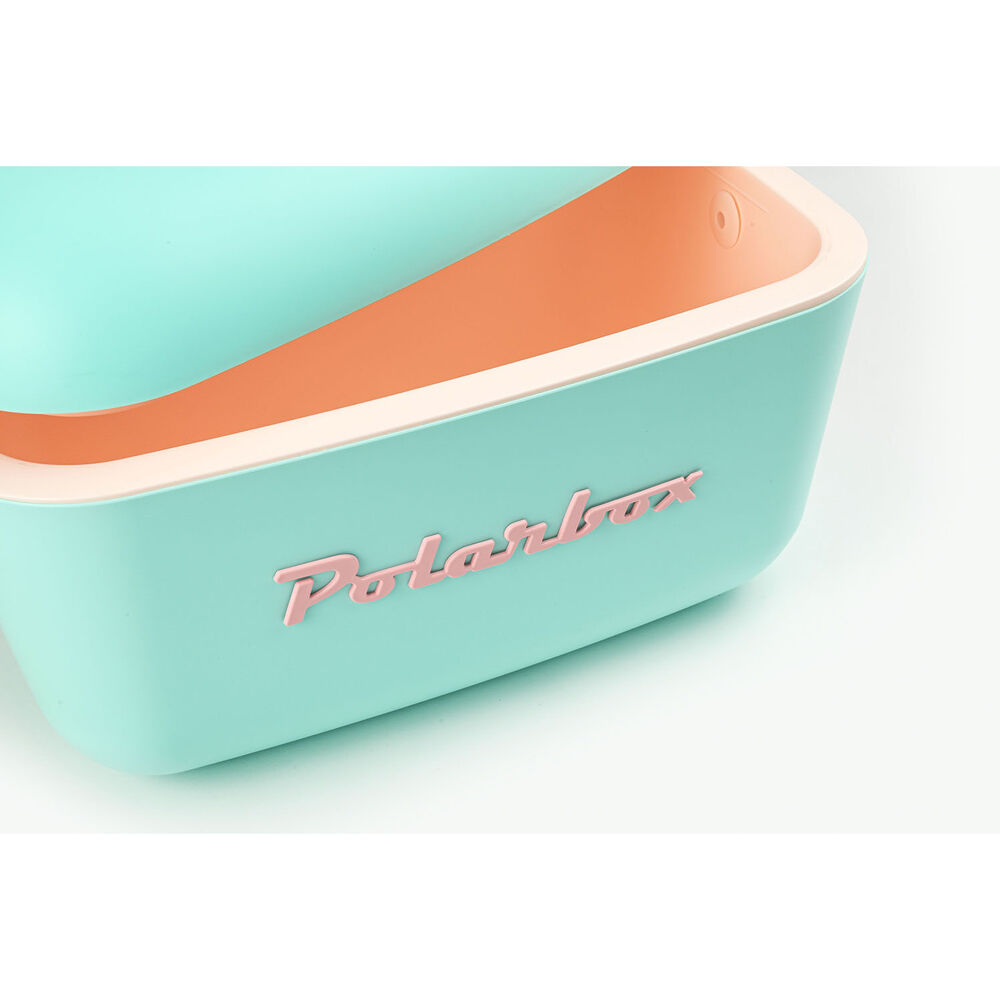 Polarbox Pop Insulated Cooler Box Container w Adjustable Strap Cyan/Rose — image 2